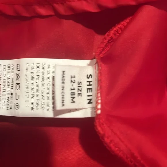 Red ruffle dress - Picture 5 of 5